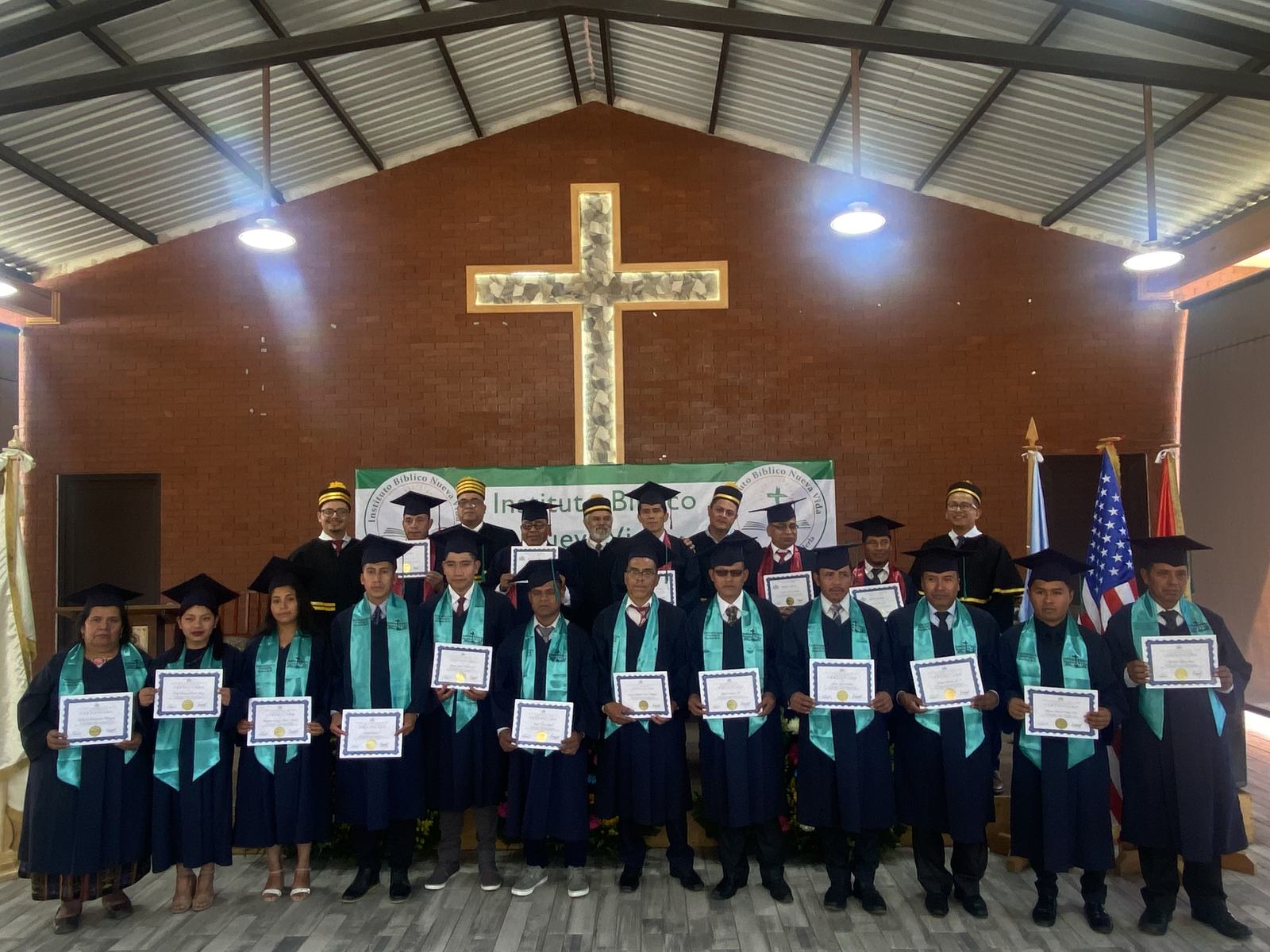 Cross Iluminated Grads Aleluya