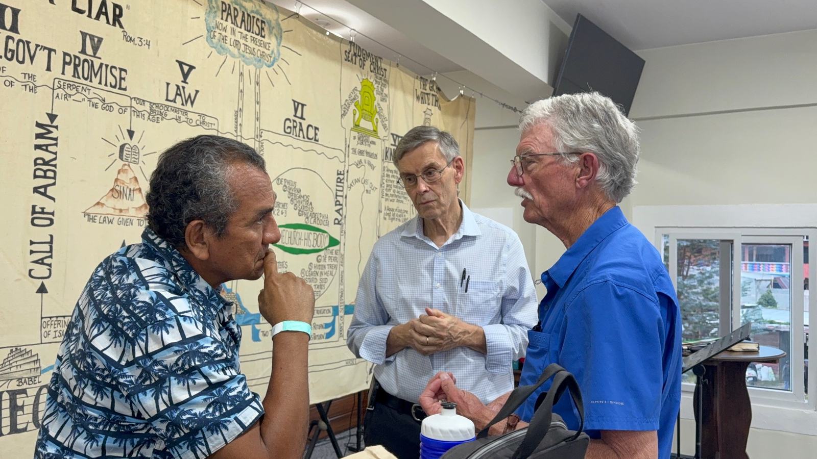 July 2026 Bible Conference chart conversation aleluya