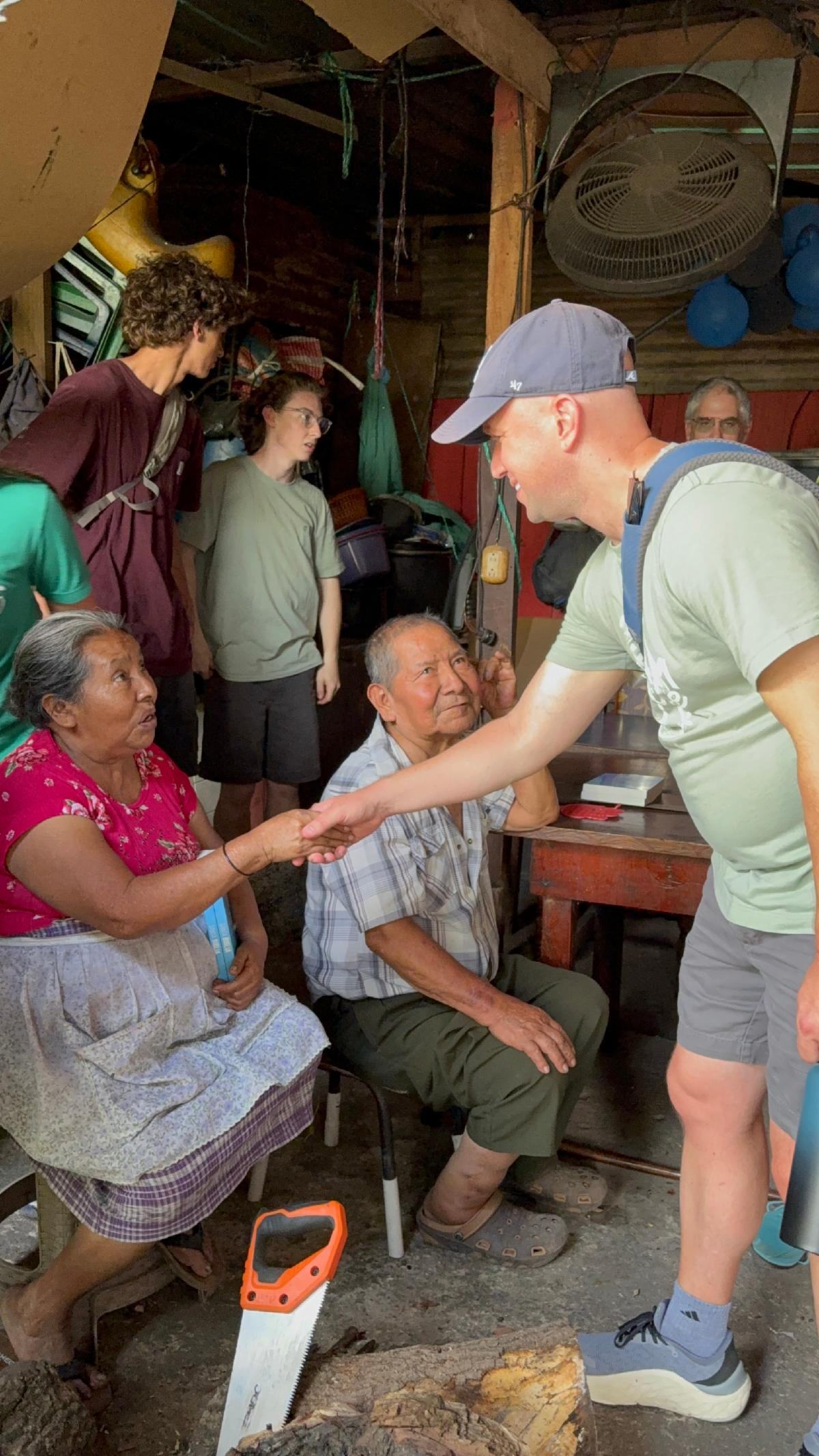 June 2026 home visit handshake aleluya