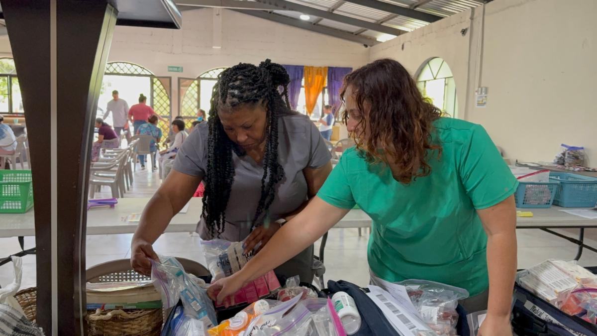 June 2026 Healing Hands sorting medicines aleluya
